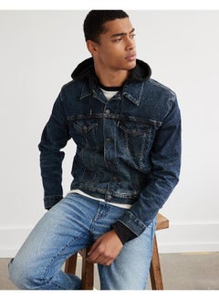 Hooded Denim Trucker Jacket