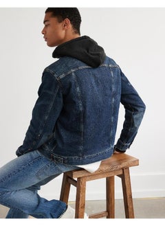 American Eagle Hooded Denim Trucker Jacket  - Image 2