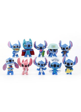 10-Piece Stitch Action Figure Set, Lilo and Stitch Model Statue Figure Toy, Cartoon Realistic Model Ornament, High Quality Cartoon Figure Toy for Collection, Decoration - pzsku/Z6AB681A6C6DFCAF469FBZ/45/_/1684518252/db5e0f87-f1d0-497a-a559-707398a36c5f
