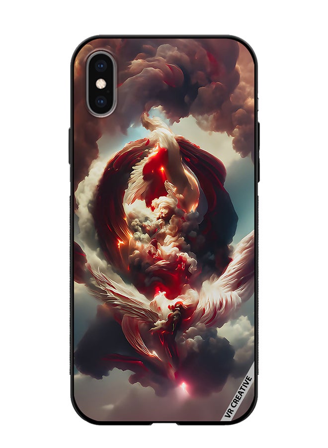 VR CREATIVE Protective Case Cover For Apple iPhone X/XS A New Angel Reborn Foundation Design Multicolour - Image 1