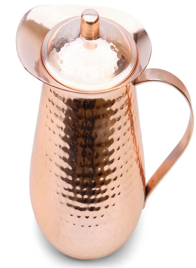 Kitchen Science Large Pure Copper Pitcher 70 oz (2000 ml) with 2 Tumblers – Ayurvedic Drinking Water Jug Set, 100% Pure Copper, Durable, Leak-Resistant & Health-Boosting - Image 3