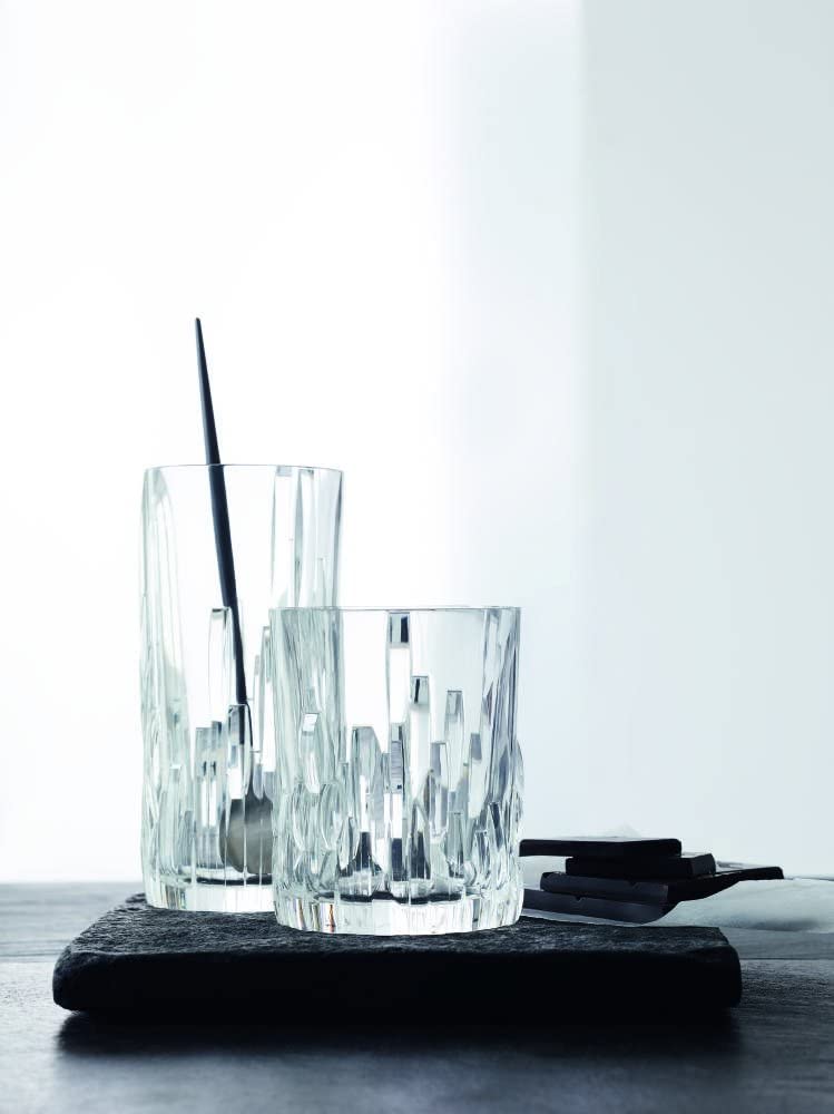 Nachtmann Shu Fa Series Long Drink Set Of 4  Clear Crystal Glass  For Cocktails And Cold Beverages  12 - Ounce Cup  Dishwasher Safe - Image 4