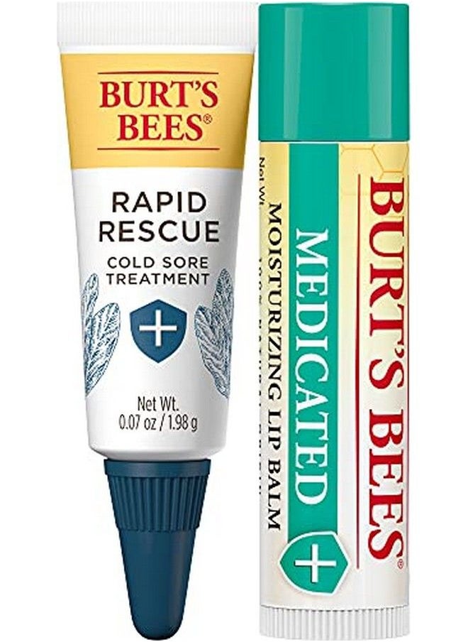 Burt's Bees - Cold Sore Treatment Rapid Rescue And Medicated Lip Balms - Image 1