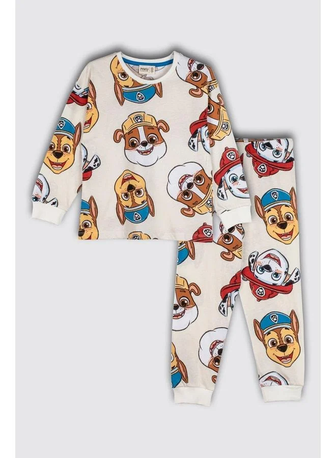 Zuzunga Happy Paw Patrol Pattern %100 Cotton Kids' Pajama Set.