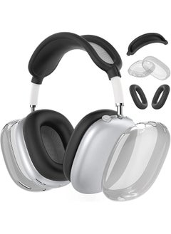 Case Cover For Airpods Max Headphones 3 In 1 Ear Cups Cover Anti Scratch Sweatproof Ear Pad Covers Headband Cover Protector Silicone Soft Protector Accessoriesfor Airpods Max