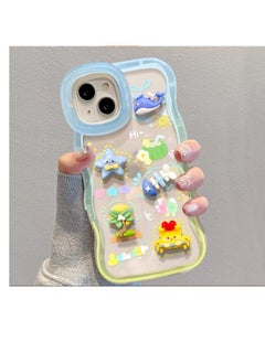 Mobile Phone Case Apple 15 pro max Protective Case Girls Anti-fall Watching Drama Stand Stand High-grade Cute Style