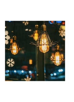 ماركة غير محددة لمبة إضاءة كلاسيكية 4 واط E27، مصباح LED أبيض دافئ 2200 ك، لمبة LED خيطية، مصابيح كلاسيكية مثالية للبار، المطعم، المنزل، المقهى، غير قابلة للتعتيم، حزمة من 6 قطع  - Image 2