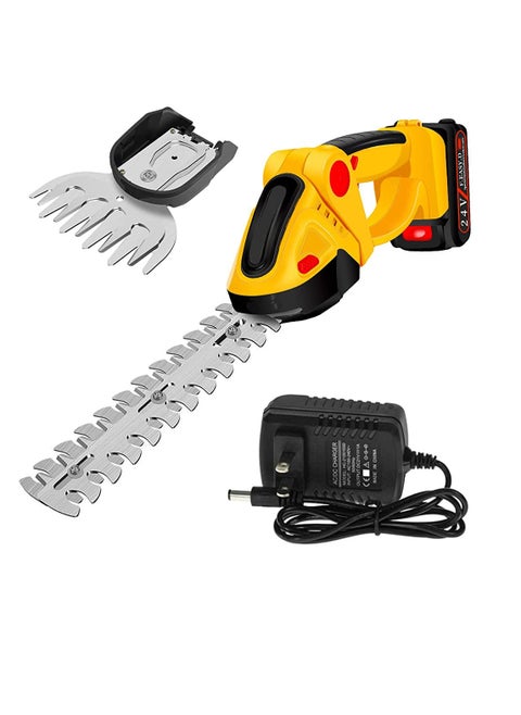 2 in 1 Cordless Grass Shear & Hedge Trimmer Rechargeable Battery With Charger