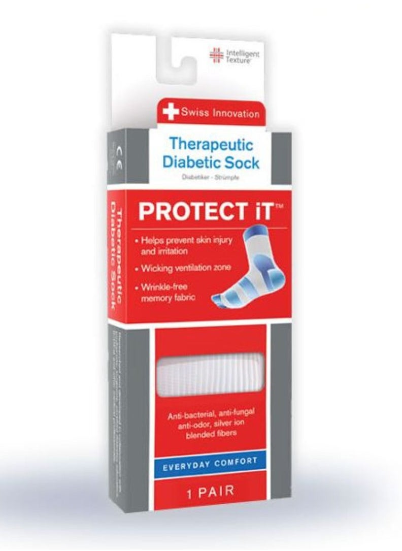 بروتيكت إت - Protect iT (راحة يومية) - جوارب سويسرية علاجية مبتكرة لمرضى السكري - Image 1
