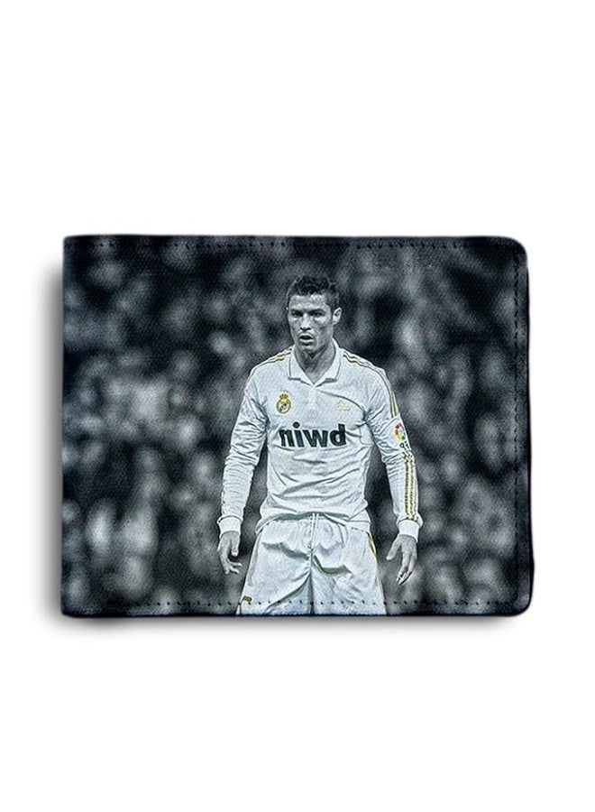 ShopMantra Ronaldo Printed Wallet | Durable & Stylish Faux Leather | Bi-Fold Wallet for Football Fans | Gift for mens - Image 1