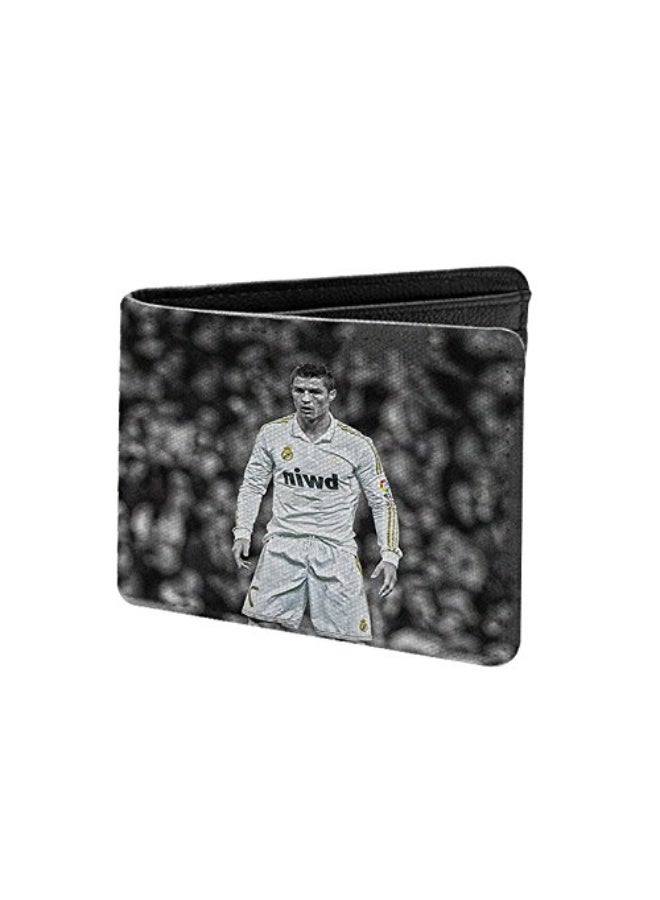 ShopMantra Ronaldo Printed Wallet | Durable & Stylish Faux Leather | Bi-Fold Wallet for Football Fans | Gift for mens - Image 2