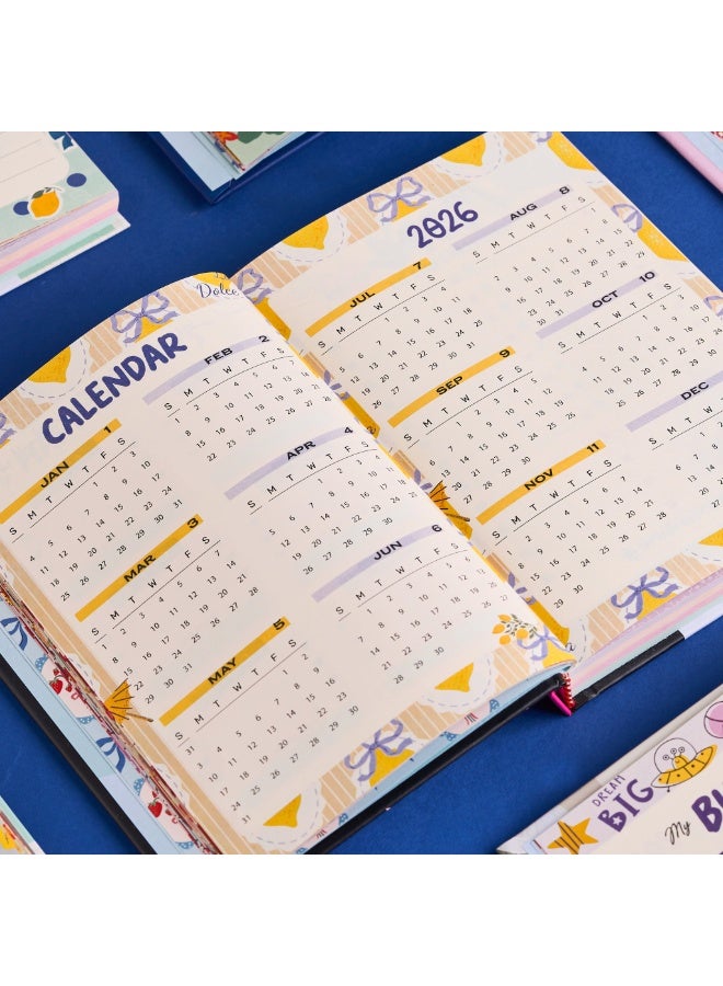 Mofakera Pink Bows Daily gift Calendar Agenda 2026 - A5 - Image 2