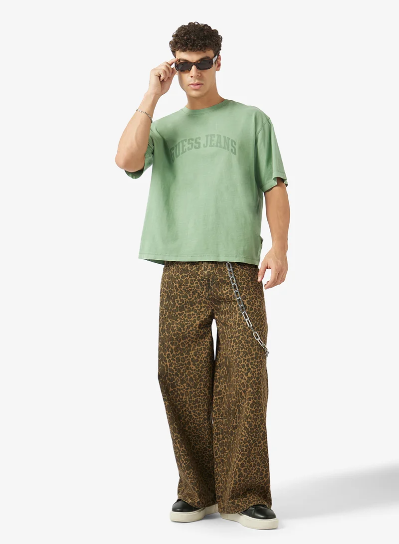 GUESS  Crew Neck Short Sleeve T-Shirt for Men | Best Price UAE