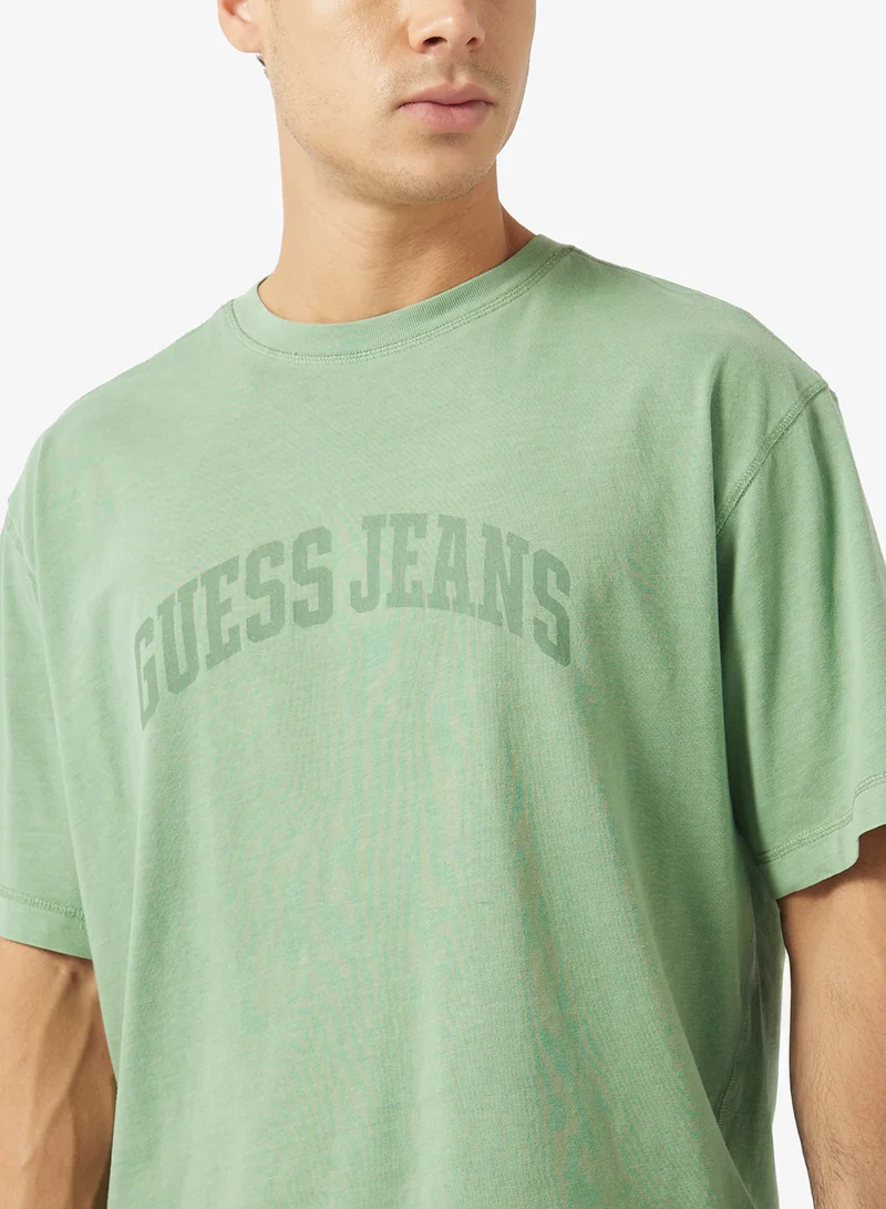 GUESS  Crew Neck Short Sleeve T-Shirt for Men | Best Price UAE