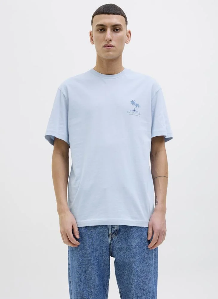 جاك اند جونز JJSUMMER VIBES TEE SS CREW NECK