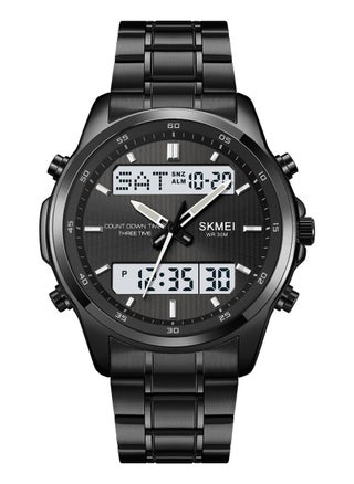 Men’s Analog & Digital Black Stainless Steel Band Wristwatch - 2049 - pzsku/Z6AB75B7AC0FFE5CD9D06Z/45/1746199089/dd90297c-afa1-4e79-a003-0829daaf5e23