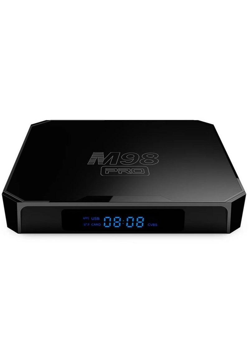 TIGER - M98 PRO Android TV Box – Android 10, 4K HDR Smart Streaming Media Player with 16GB Storage – Seamless Streaming, Media Playback & Entertainment Hub - Image 1