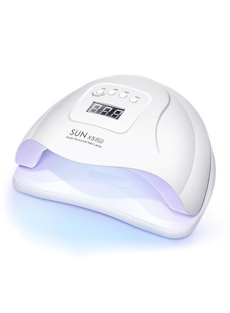 Sun UV Led Nail Lamp Nail Dryer Led Lamp for Gel Nails Polish Curing Light with Auto Sensor 4 Timer 10/30/60/99S White - Image 2