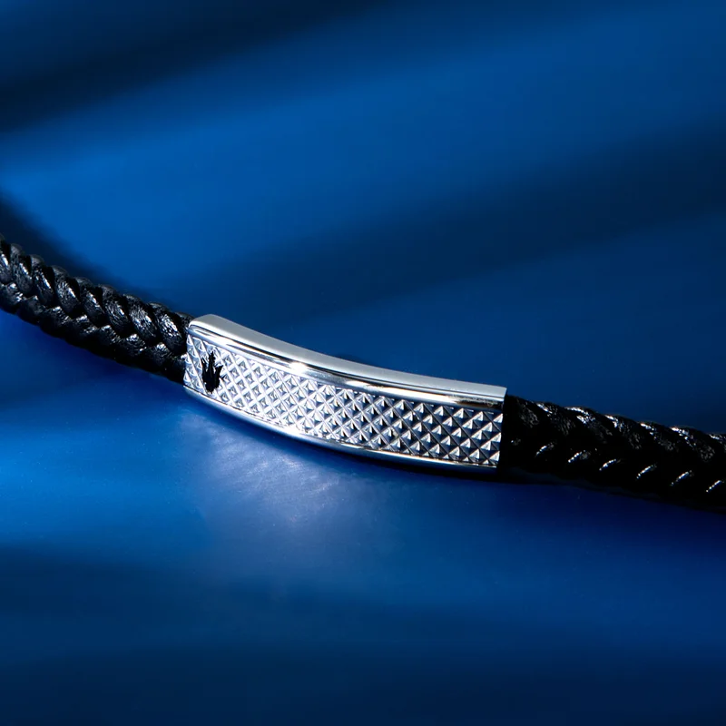 Maserati  Recycled Leather collection Men's   Bracelet - JM525AVE36 for Men | Best Price UAE