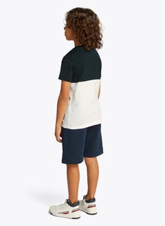 TOMMY HILFIGER Kids Colorblock T-Shirt & Shorts Set  - Image 2