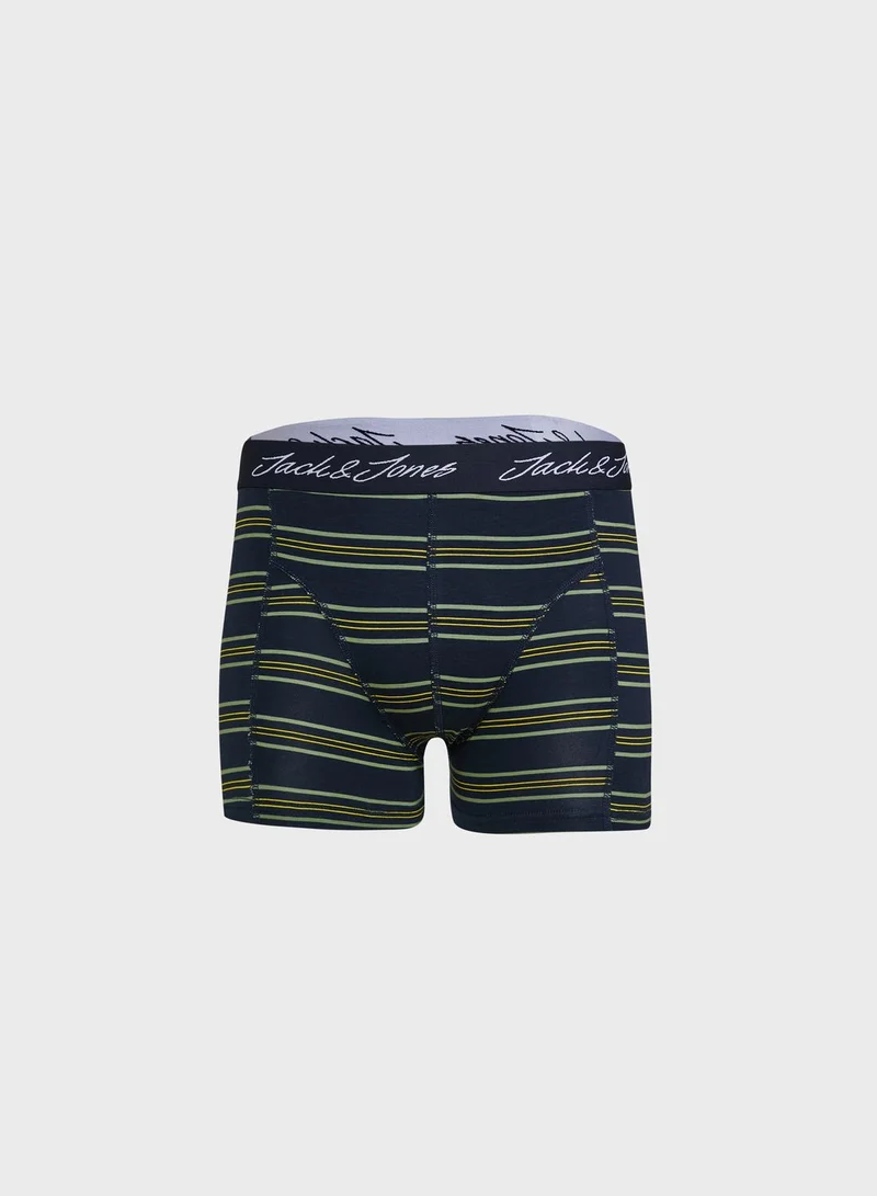 JACK & JONES 3 Pack Assorted Trunks