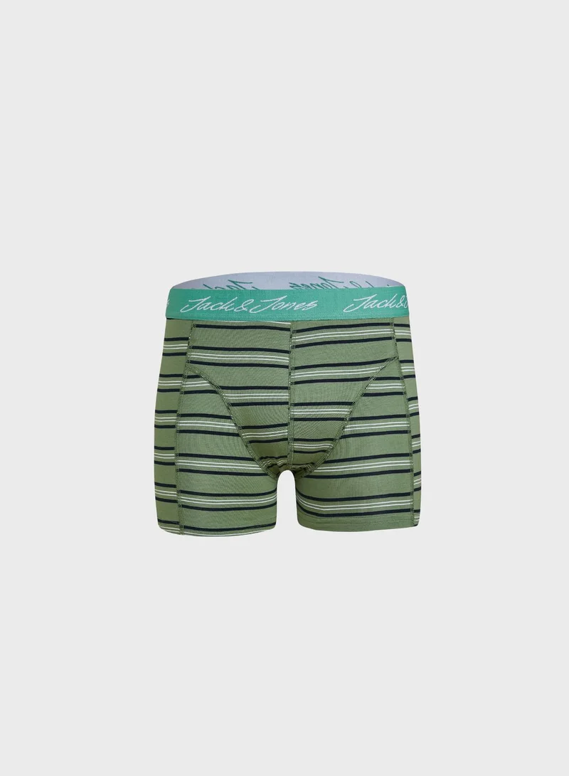 JACK & JONES 3 Pack Assorted Trunks