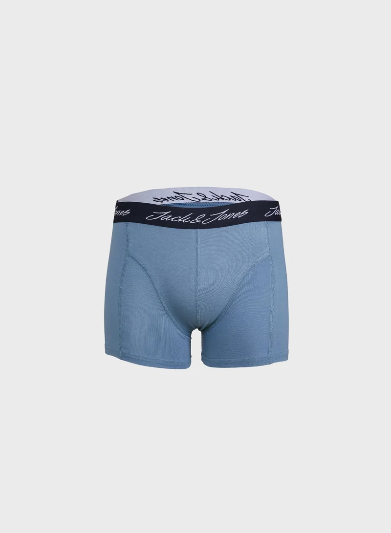 JACK & JONES 3 Pack Assorted Trunks