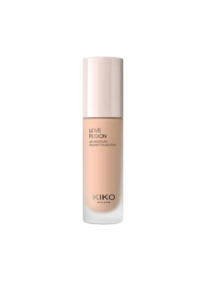 Kiko Milano WARM ROSE LOVE FUSION 24H MOISTURE RADIANT FOUNDATION for Women | Best Price UAE