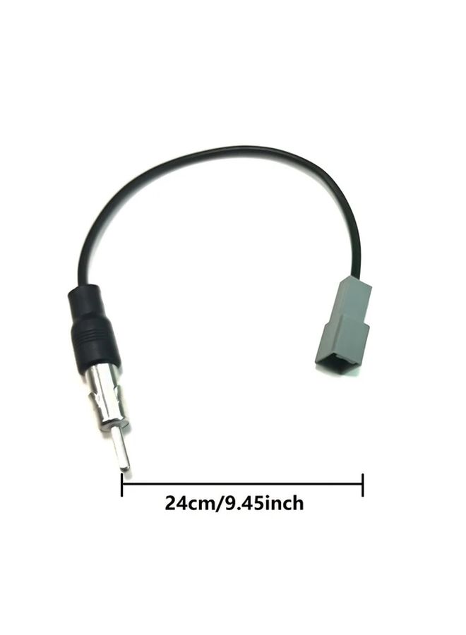 90 Degree Elbow Straight Plug Car Radio Antenna Adapter Cable - Image 2