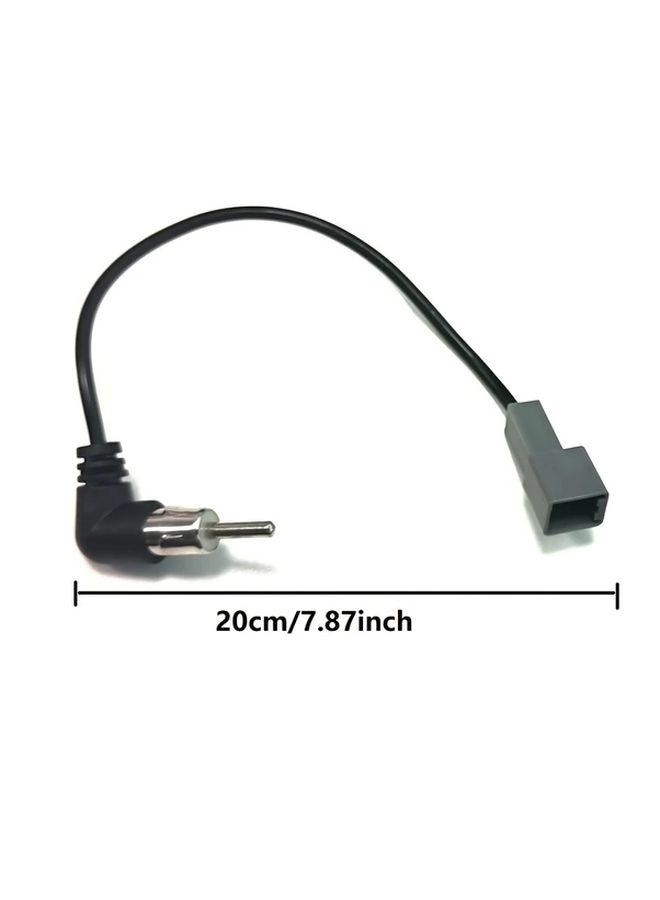 90 Degree Elbow Straight Plug Car Radio Antenna Adapter Cable - Image 3