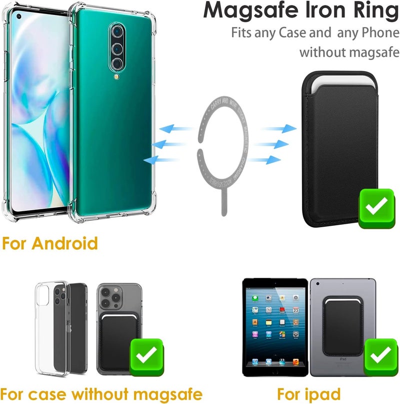 WALLFID Mag-Safe Wallet Leather Compatible with iPhone 15/14/13/12 Pro/Max/Plus/Mini,RFID Card Holder with Mag-Safe Magnet - Image 4