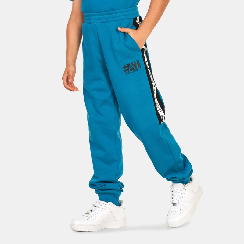 EA7 Emporio Armani Kids' Train Logo Series Sweatpants