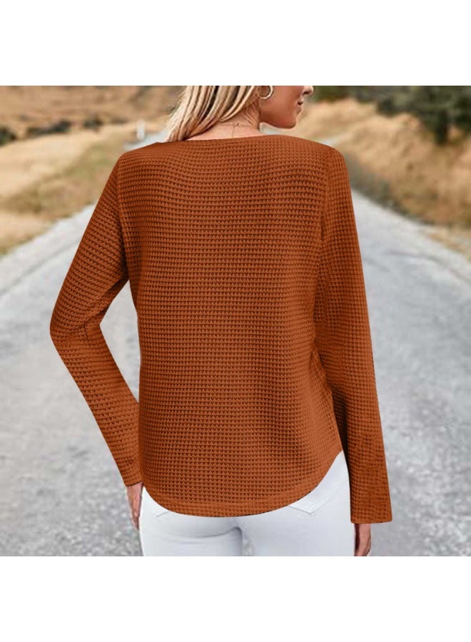 general Womens Summer Tops Short/Long Sleeve Lace Shirts Boho Crew Neck Crochet Knit Blouse Casual Fashion - Image 2