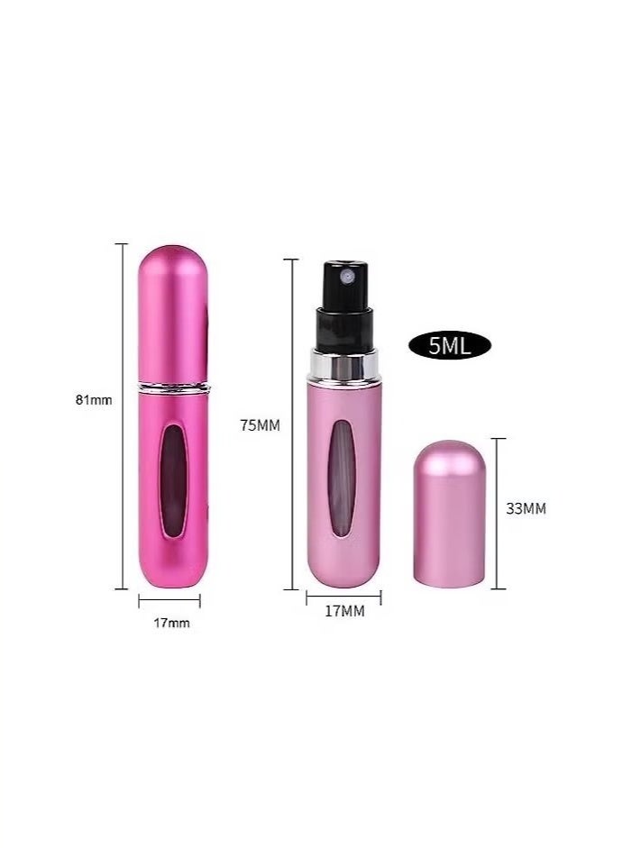 Gonice 3 PCS Mini refillable perfume Spray Scent Pump Case perfume atomizer Refillable Travel - Image 2