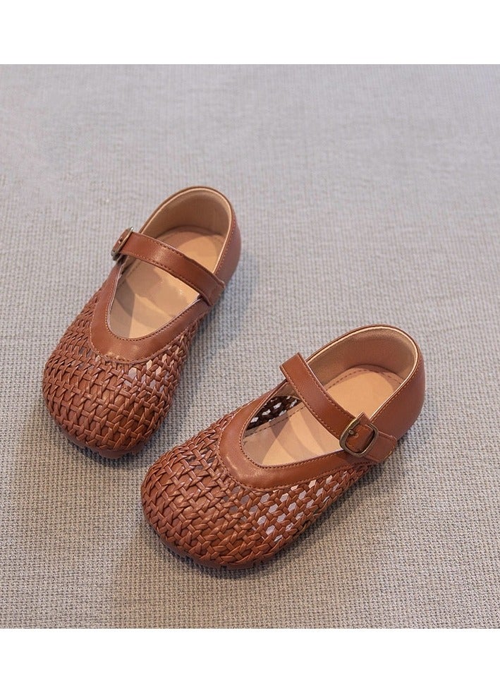 Children's Flat Sandals Princess Shoes  - Image 1