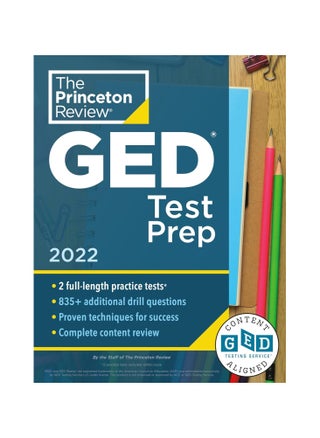 Princeton Review GED Test Prep 2022  Practice Tests + Review and Techniques + Online Features College Test Preparation - pzsku/Z6AB86ED549208DF2FBC6Z/45/_/1708264008/f72045a9-d7bf-49f7-95b9-989f691bab1a