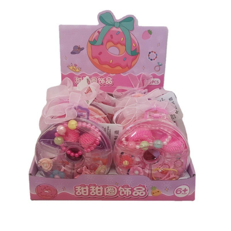 Girls Pretend Play Jewelry Box Beauty Set - Image 5