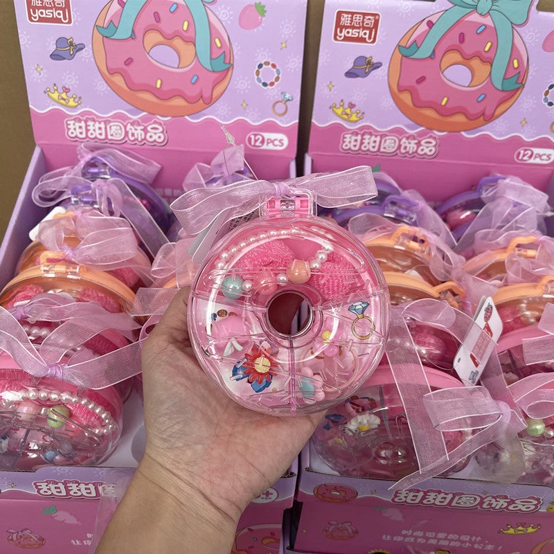 Girls Pretend Play Jewelry Box Beauty Set - Image 1