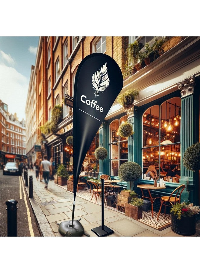 قاعدة أرضية قابلة للطي من Anley مع حقيبة مياه - تناسب عمود العلم Flutter Feather Banner بقطر داخلي 0.65 بوصة - حامل من الفولاذ المقاوم للصدأ مع حقيبة وزن مستديرة للأعمال الخارجية - القاعدة فقط  - Image 5