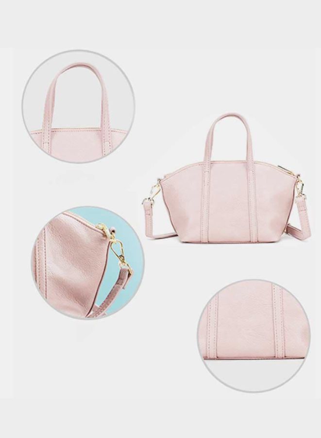 Chic Light Pink Leather Purse for Women - Elevate Your Style with a Touch of Feminine Flair - Image 5