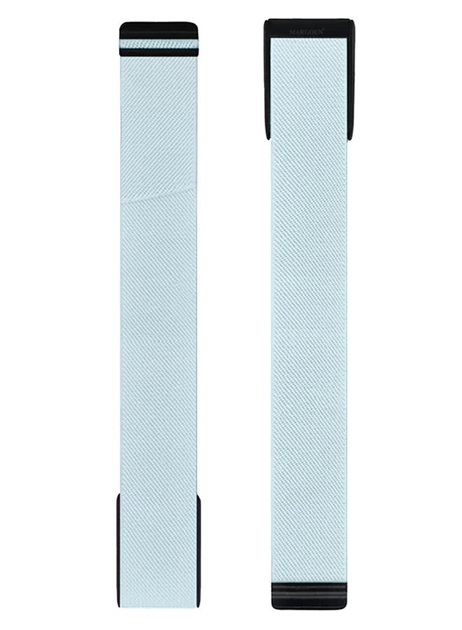 CATANES Premium Adjustable Nylon Strap for WHOOP 5 – Lightweight & Breathable Replacement Band - Light Blue - Image 3