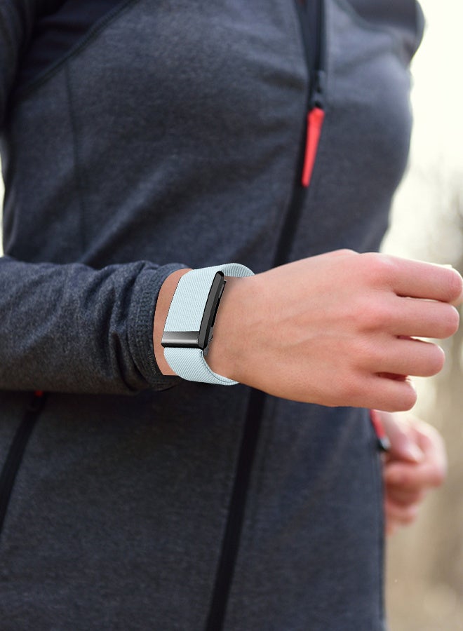 CATANES Premium Adjustable Nylon Strap for WHOOP 5 – Lightweight & Breathable Replacement Band - Light Blue - Image 5