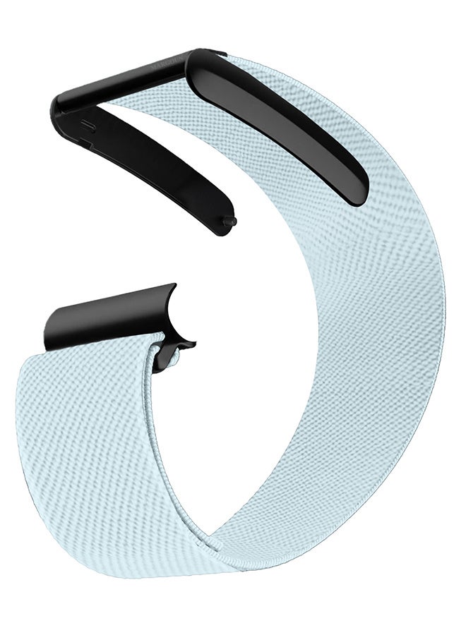 CATANES Premium Adjustable Nylon Strap for WHOOP 5 – Lightweight & Breathable Replacement Band - Light Blue - Image 1