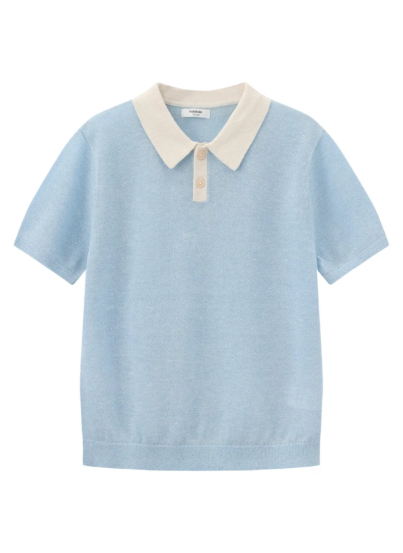 Balabala Blue Kids Boys Lapel Sweater for Men | Best Price UAE