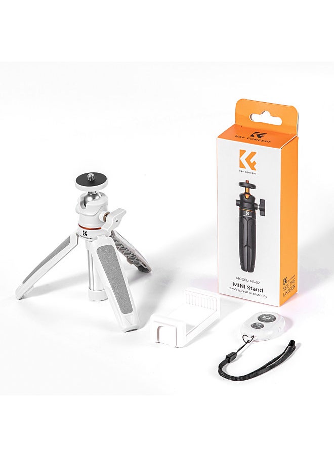 K&F Concept Portable Extendable Selfie Stick Tripod Aluminum Alloy 1/4 In Screw 2kg Load Capacity with Phone Holder Remote Shutter Replacement  - Image 2