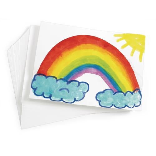 Colorations Art Paper, 9" x 12" Painting & Craft Paper, Finger Paints, Watercolor, Tempera, Drawing, Art Room & Homeschool Crafts 100 sheets - Image 1