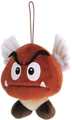 Little Buddy Super Mario All Star Collection - 1447 - Paragoomba 5.5" Stuffed Plush, Multicolor - Image 4