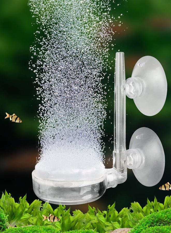 UPETTOOLS Aquarium Air Stone Fish Tank Nano Bubble Stone Kit with Control Valve Quiet Super-High Dissolved Oxygen Diffuser Makes Super Tiny Bubbles for Betta Fish & Small Tank - Image 2