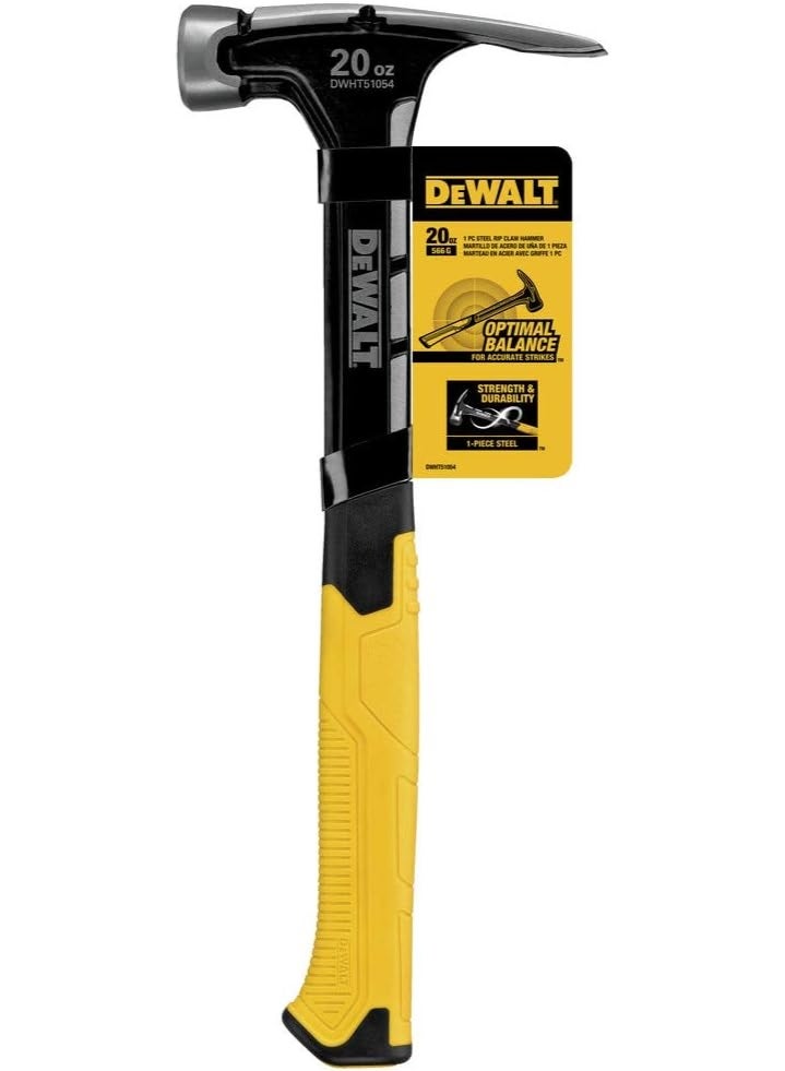 ديوالت مطرقة مخلب فولاذية قطعة واحدة من ديوالت DWHT0-51054 بوزن 20 أونصة (566 جرام) - Image 2