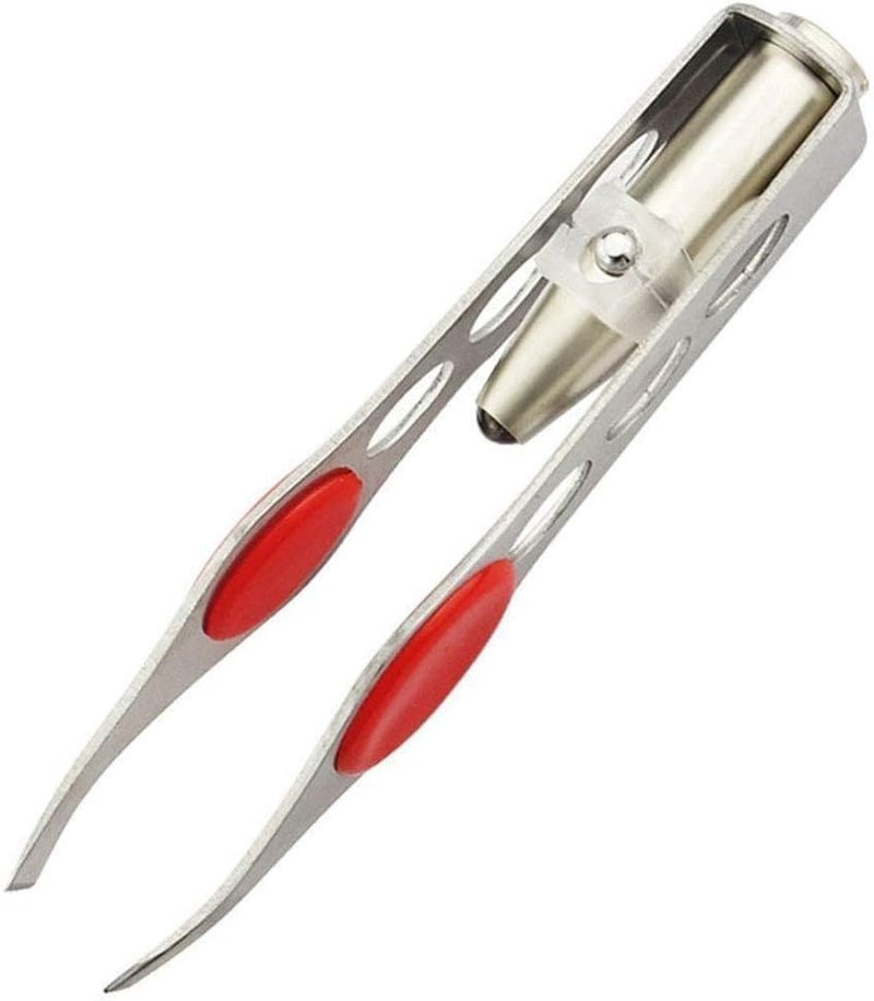 Tweezer With LED Light For Hair Removal Makeup Tool Eyebrow Eyelash DJ0342 TweezersLash TrimmerRound TrimmerRound TrimmerBrow ToolsHair TweezersIngrown for Tweezer